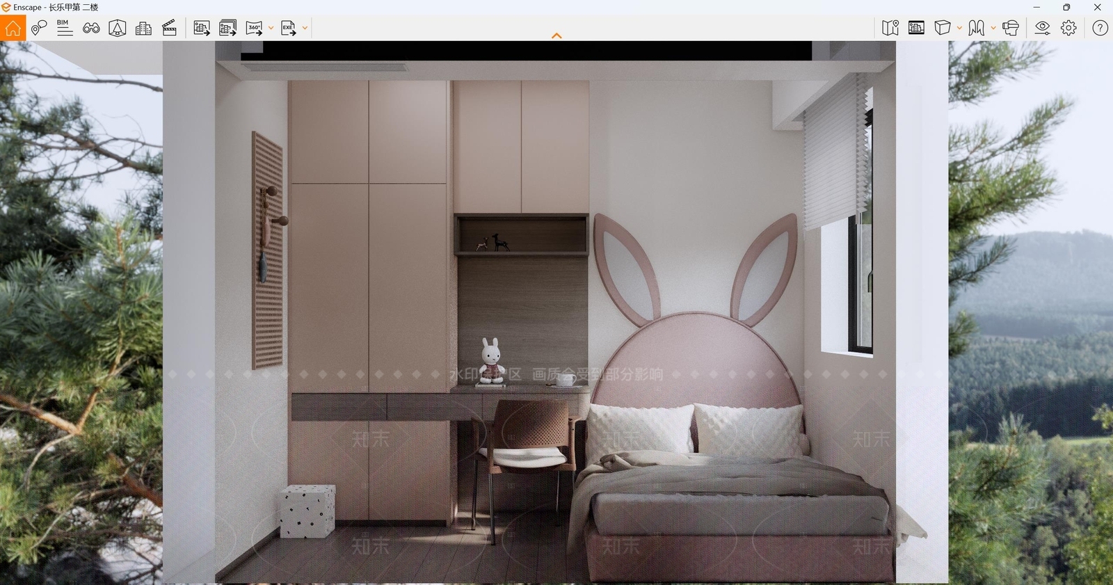 现代家居卧室SU模型下载【ID:1216002308】