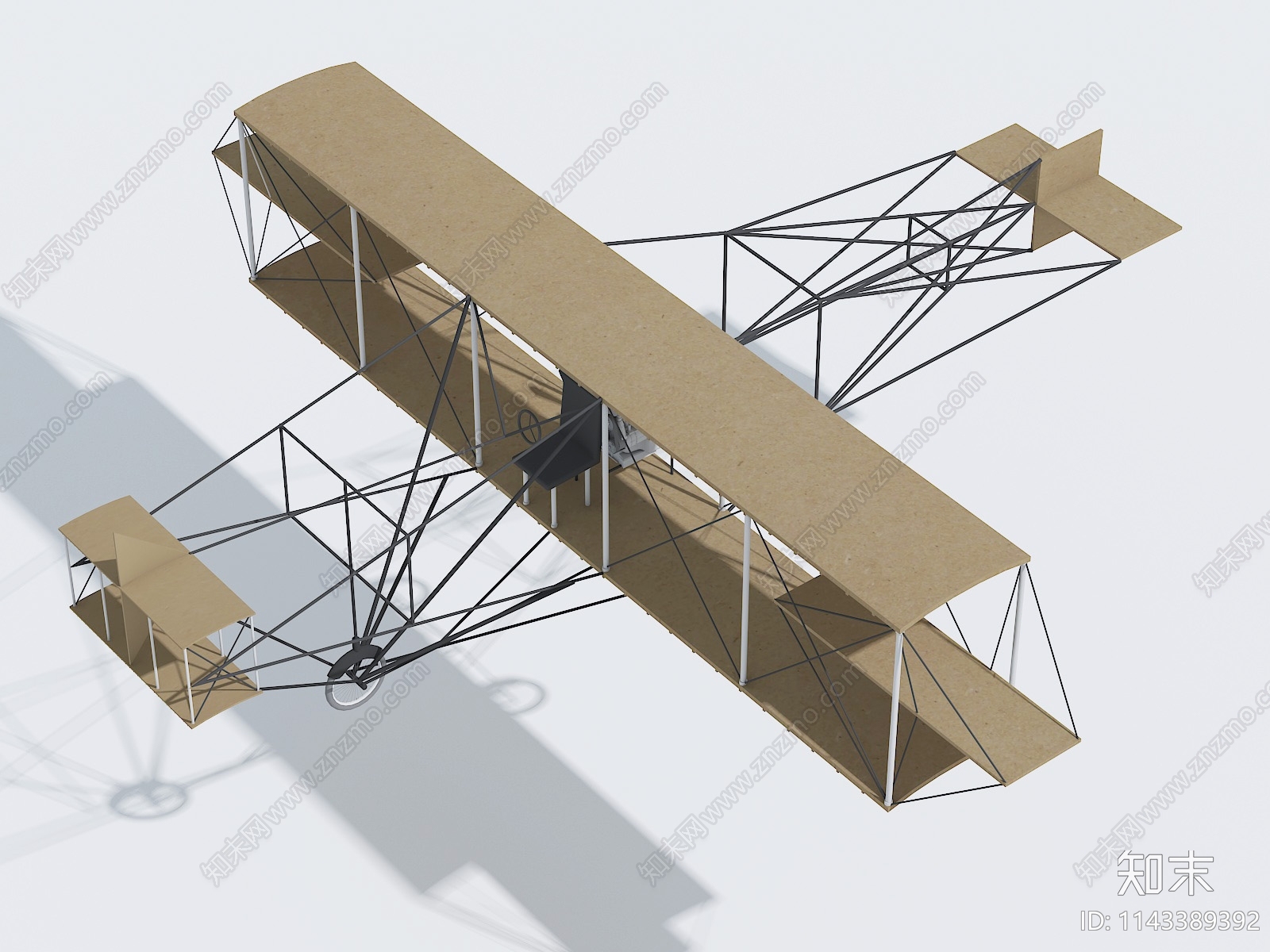 飞机3D模型下载【ID:1143389392】