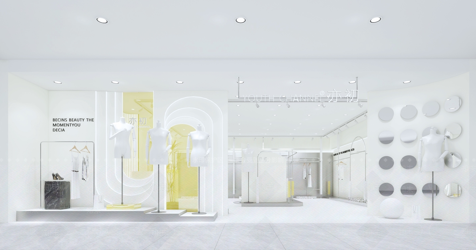 服装鞋店3D模型下载【ID:1143392729】