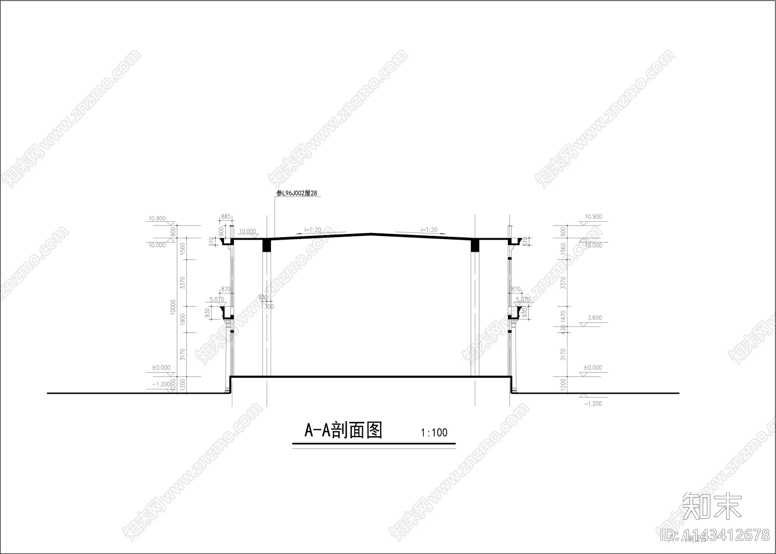 教堂建筑施工图下载【ID:1143412678】