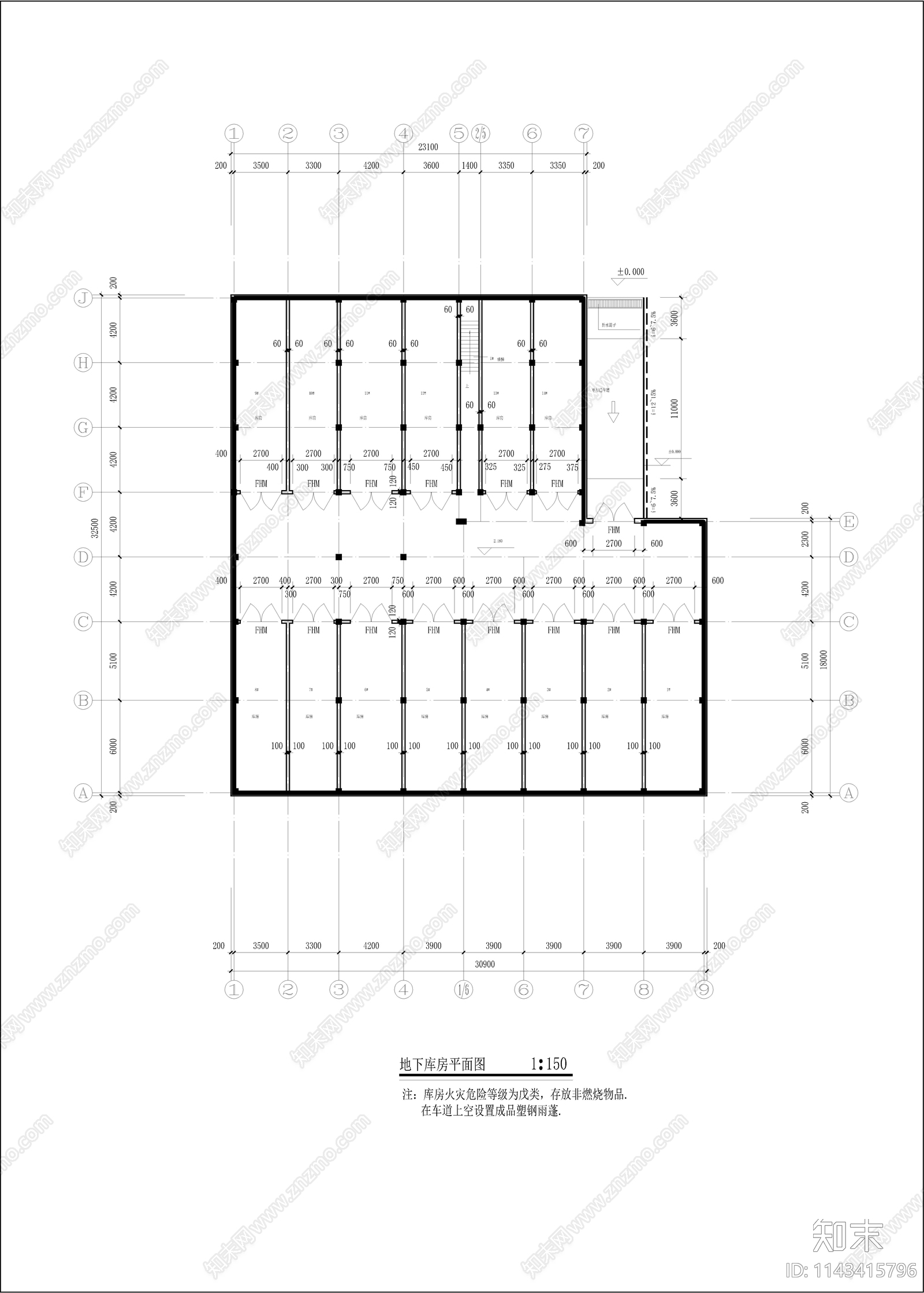 清式仿古建筑cad施工图下载【ID:1143415796】