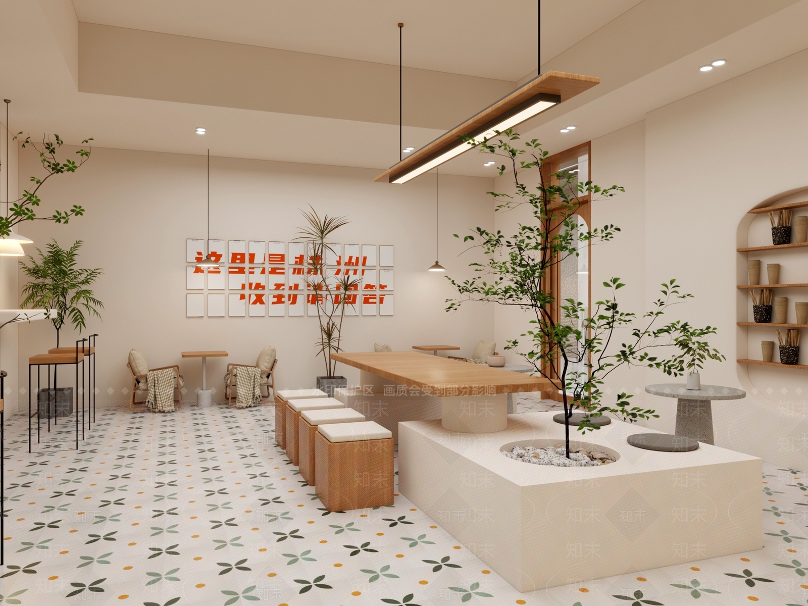 奶茶店3D模型下载【ID:1143416111】