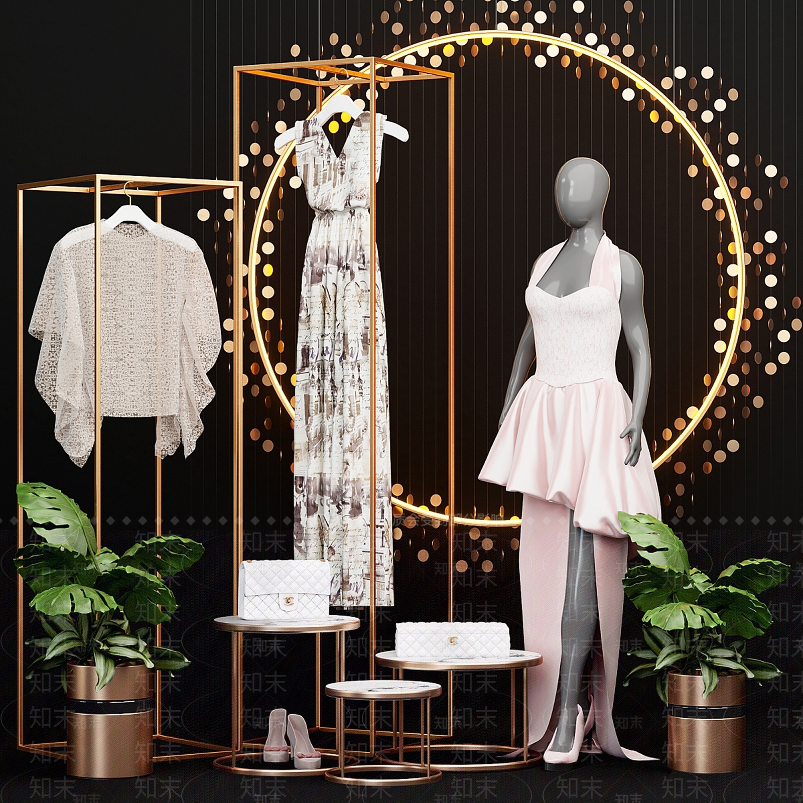 服装模特SU模型下载【ID:1143418523】