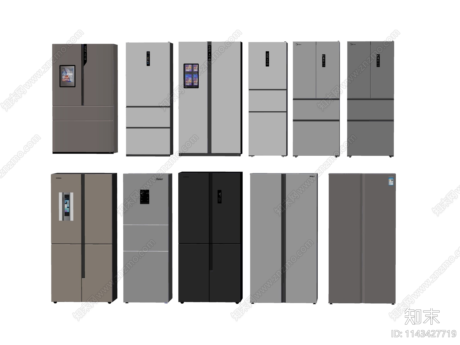智能冰箱SU模型下载【ID:1143427719】
