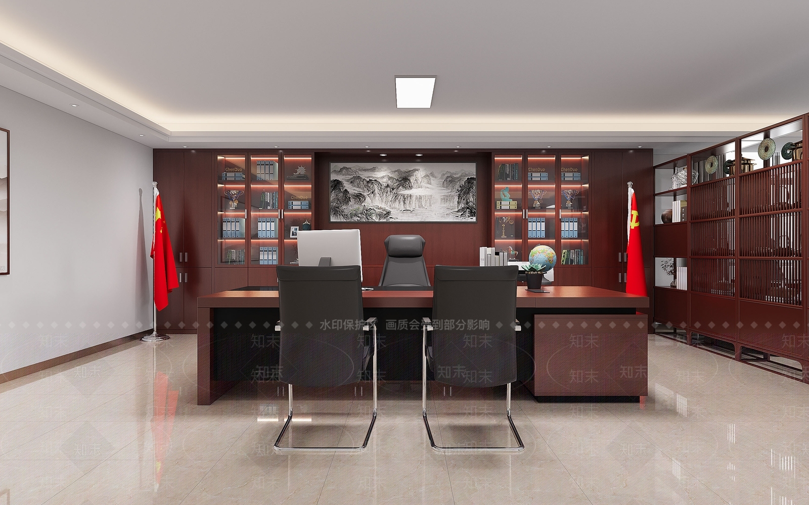 接待室3D模型下载【ID:1213980022】