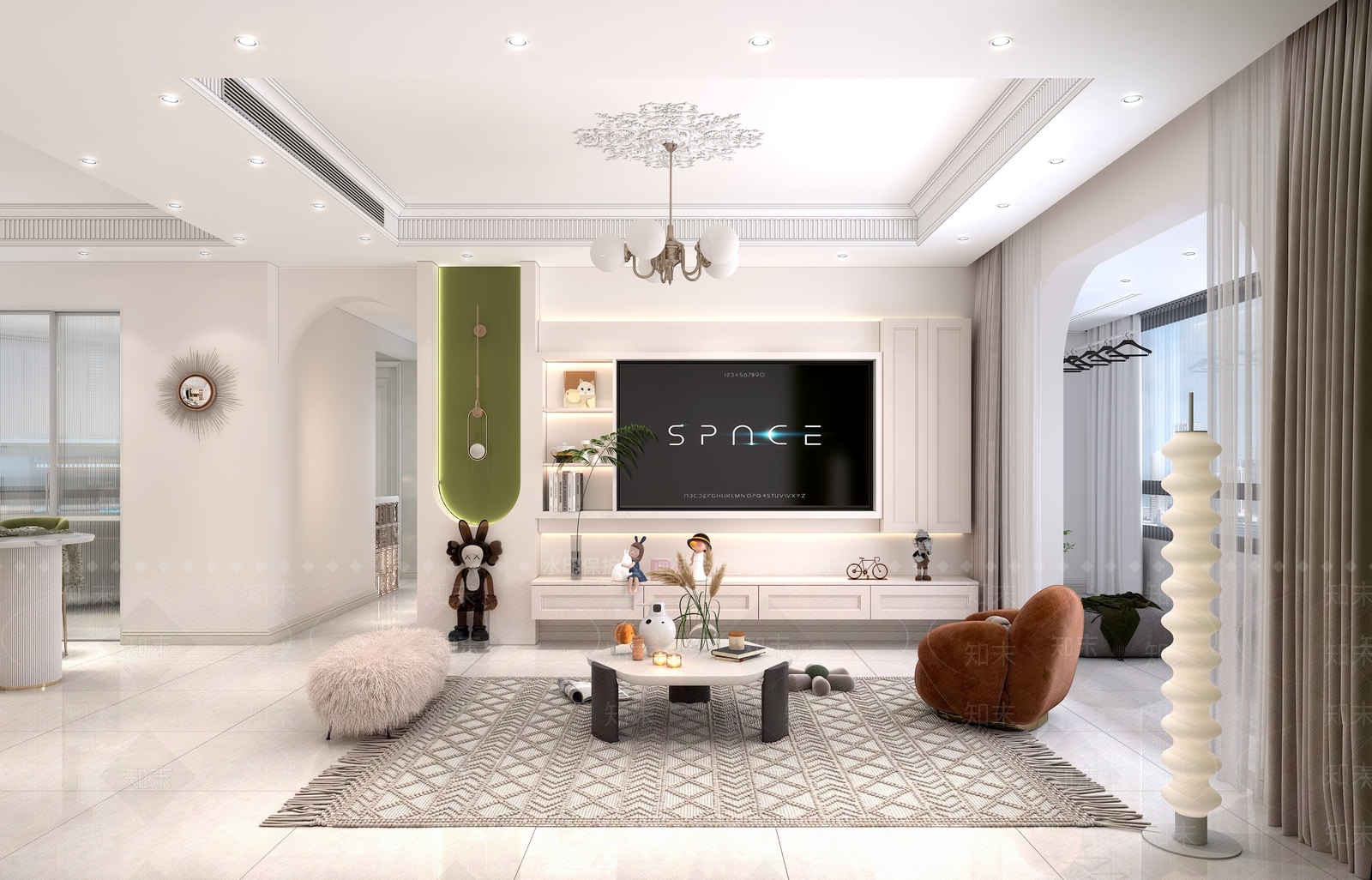 法式阳台3D模型下载【ID:1213980108】