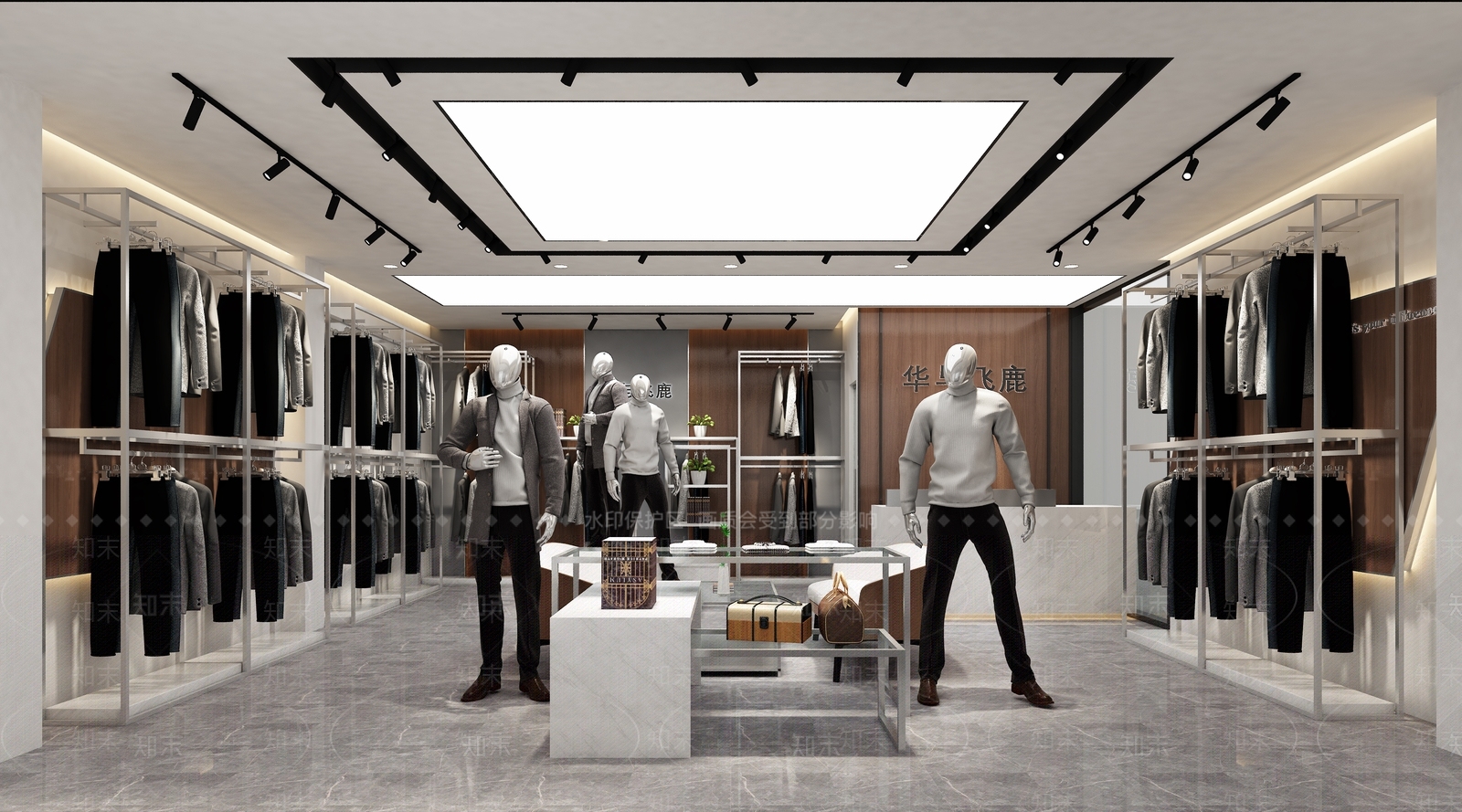 服装鞋店3D模型下载【ID:1143451183】