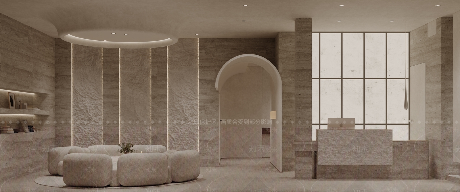侘寂美容院3D模型下载【ID:1143469572】