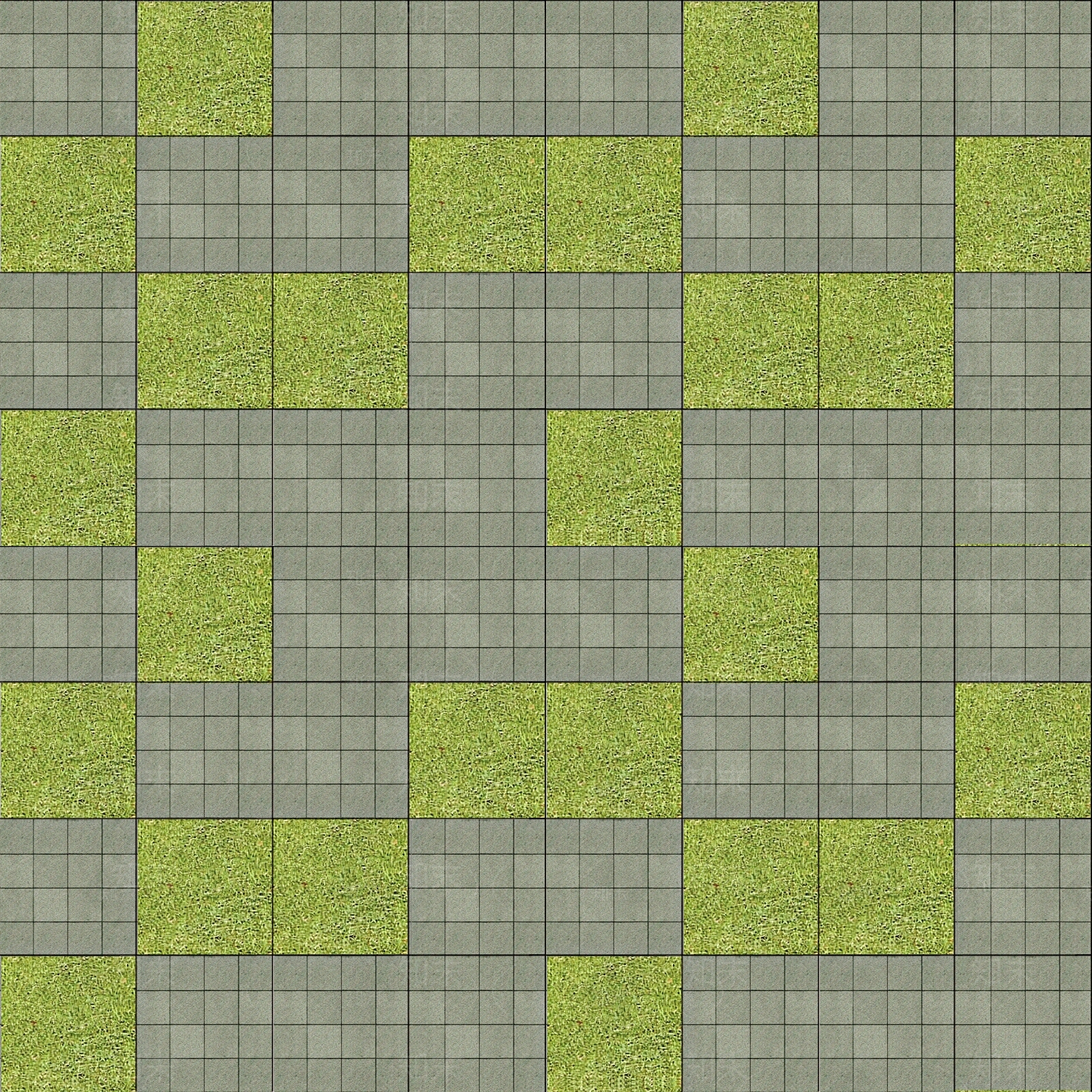 无缝植草砖贴图下载【ID:1143483938】
