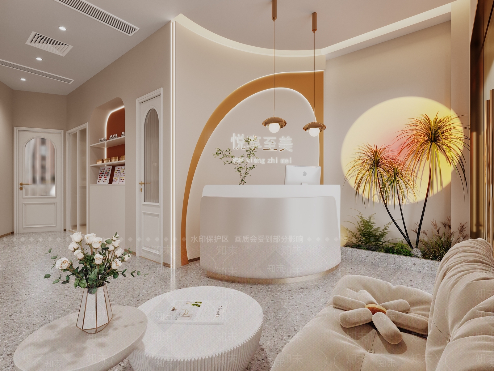 美容店美甲店3D模型下载【ID:1143486690】