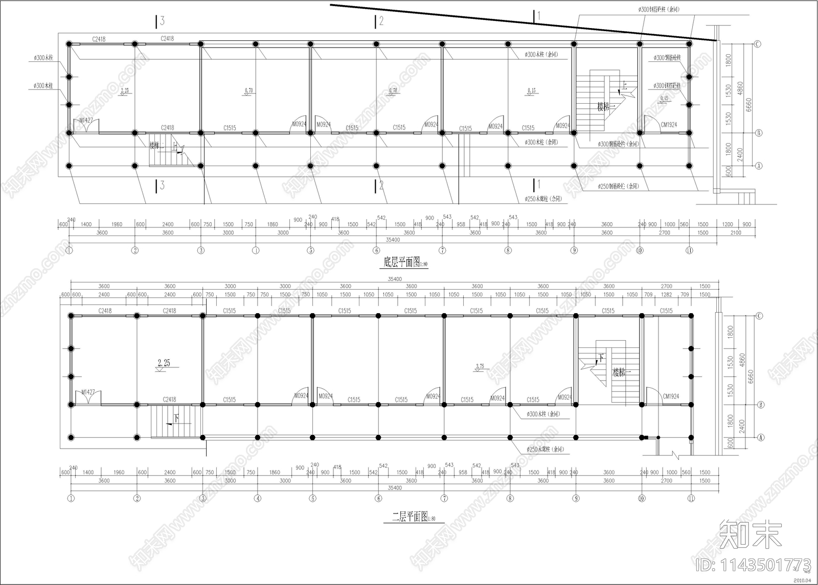 古建筑cad施工图下载【ID:1143501773】