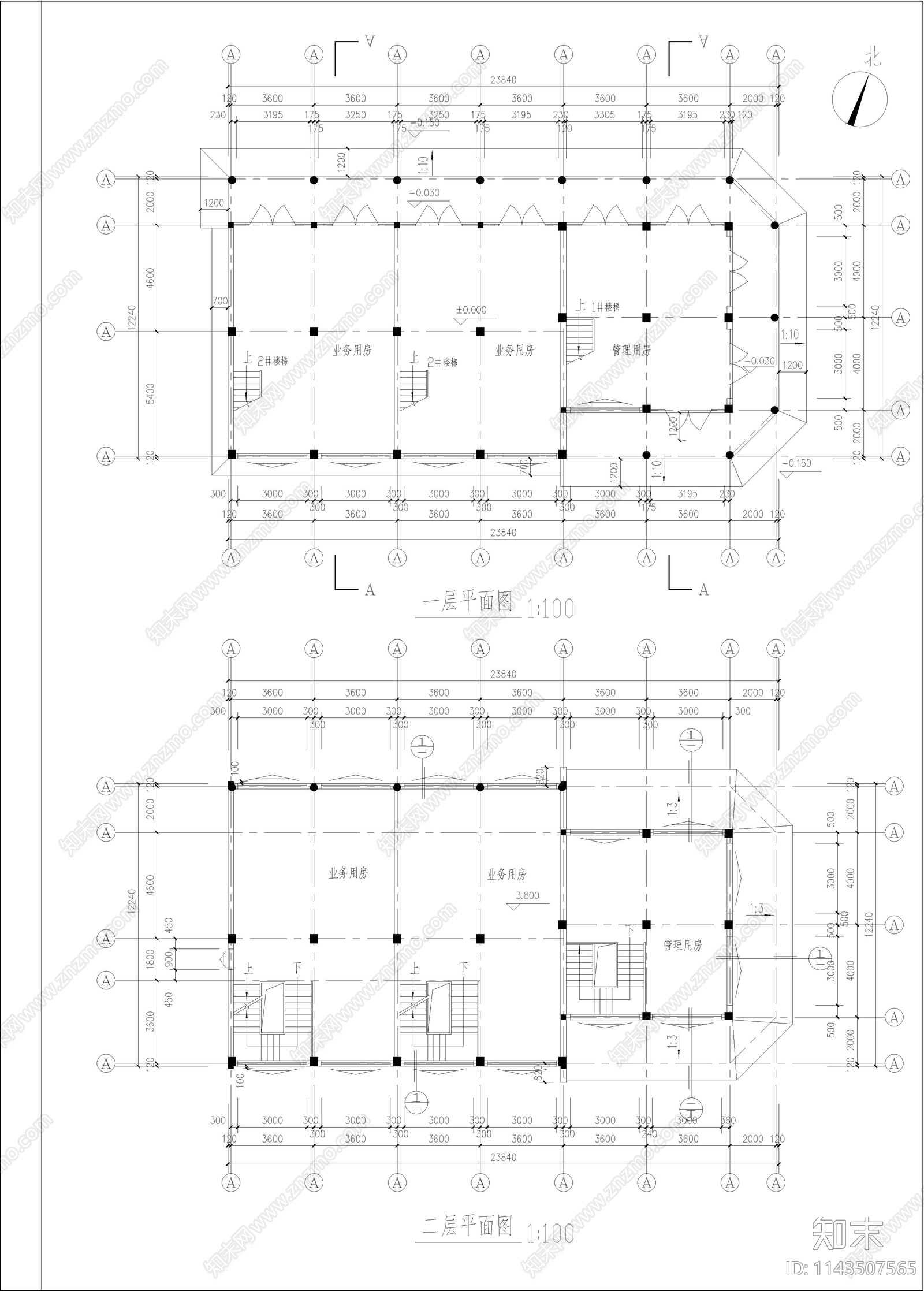 古建筑cad施工图下载【ID:1143507565】