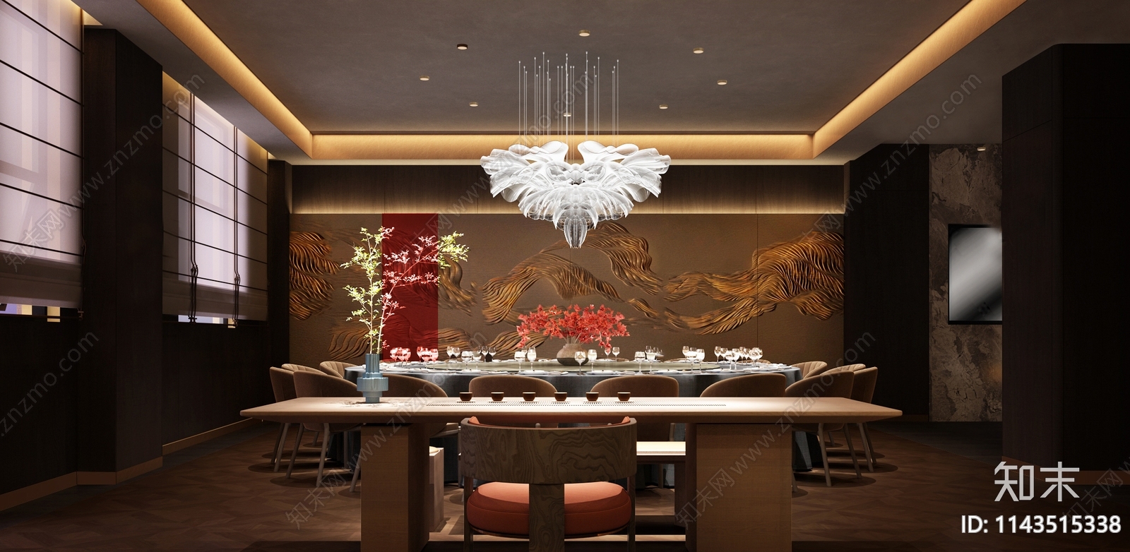 湘上悦餐厅室内施工图下载【ID:1143515338】