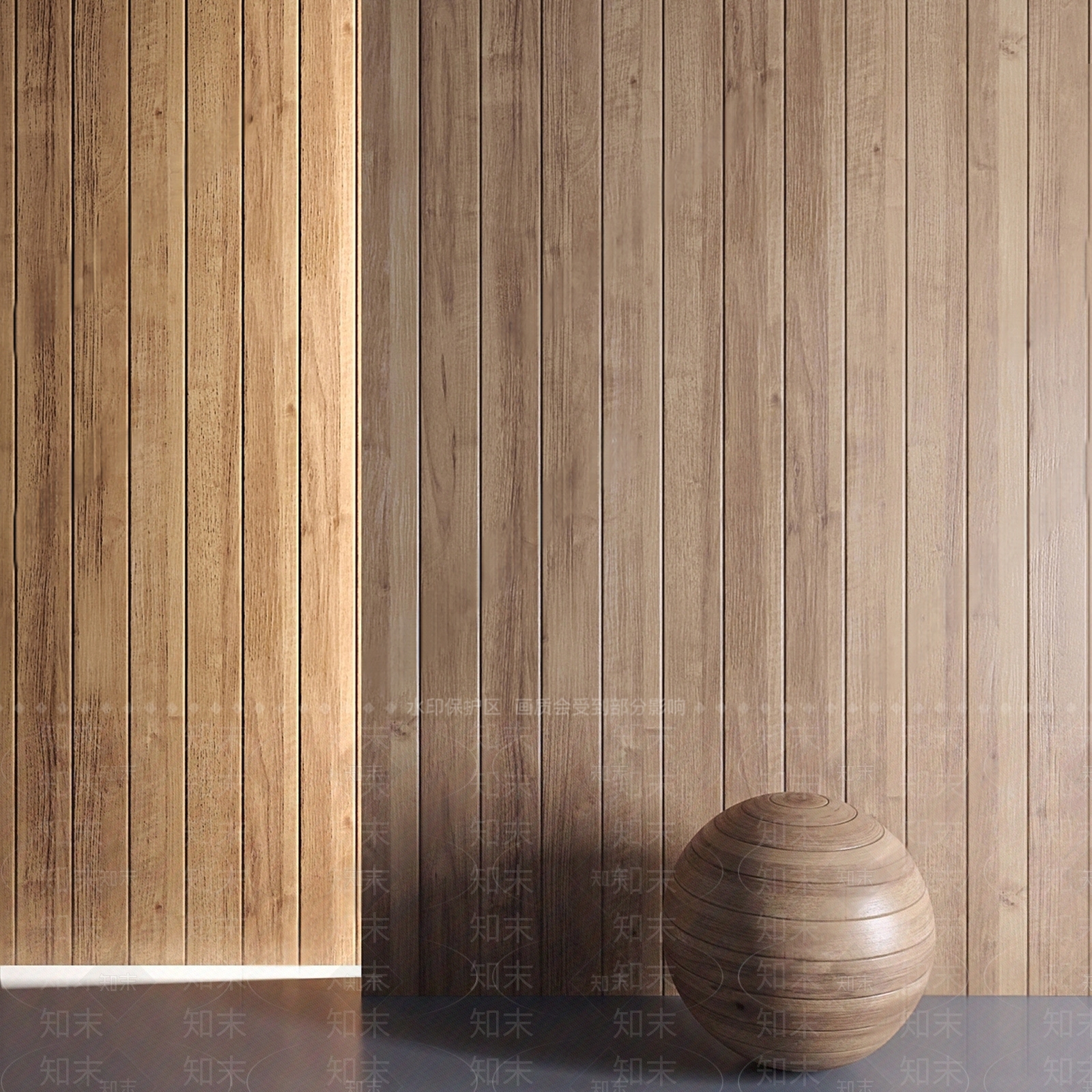 现代防腐木地板SU模型下载【ID:1143517738】