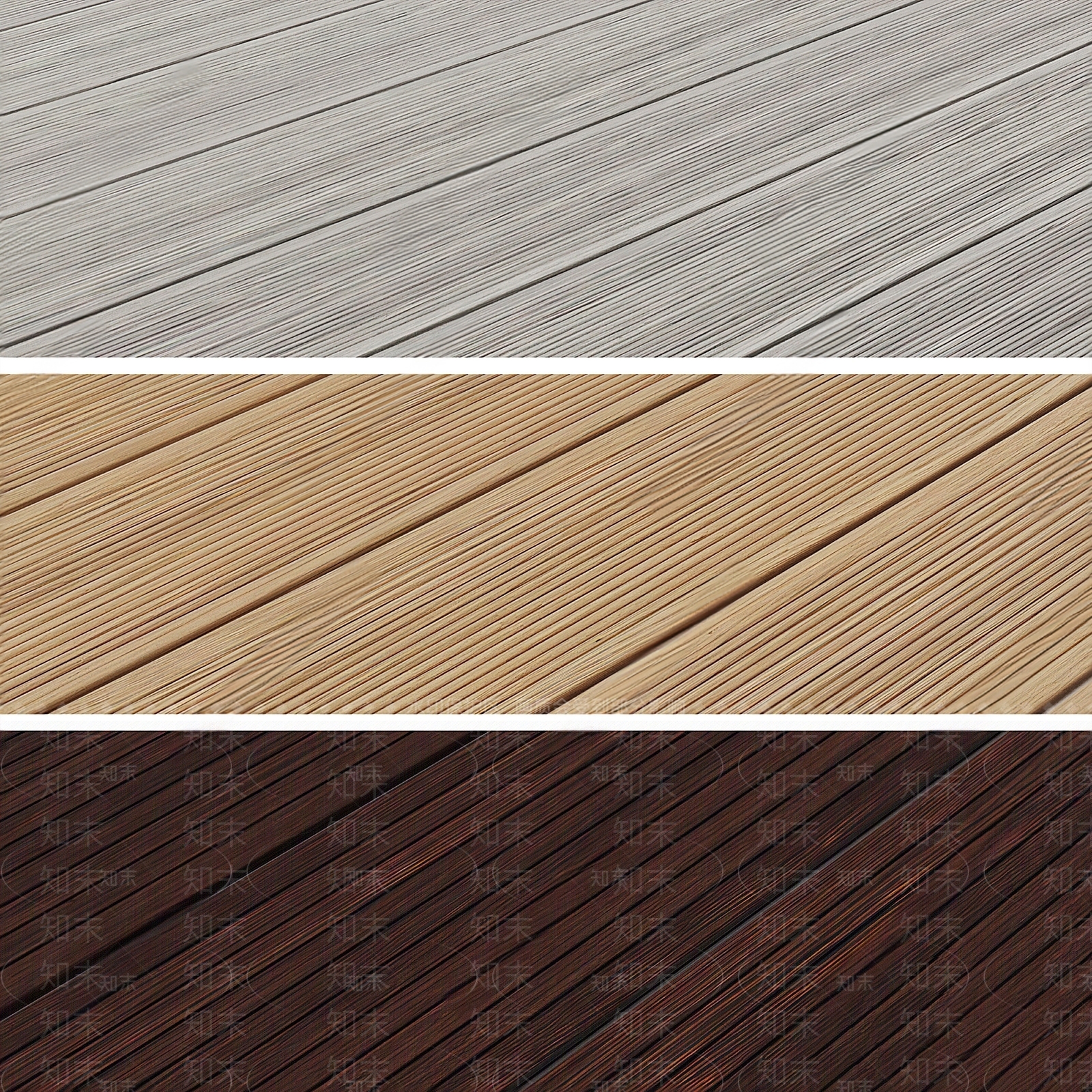 现代防腐木地板SU模型下载【ID:1143517835】