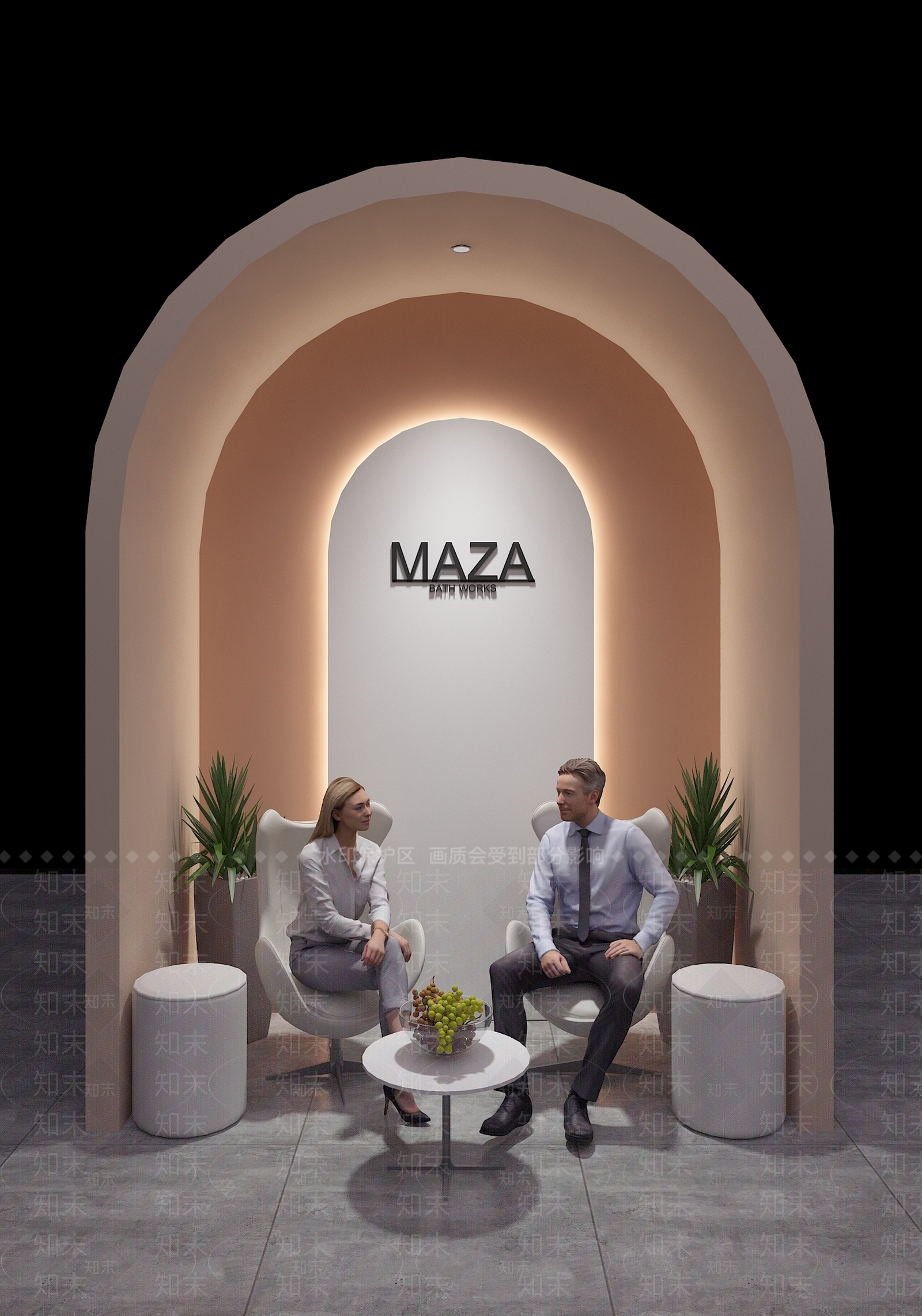 品牌直播间3D模型下载【ID:1143524495】