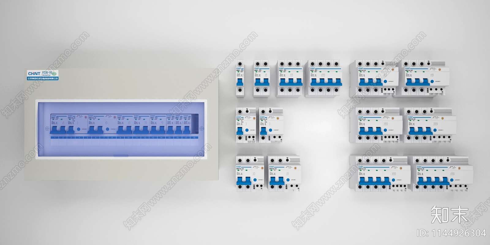 现代配电箱SU模型下载【ID:1144926304】