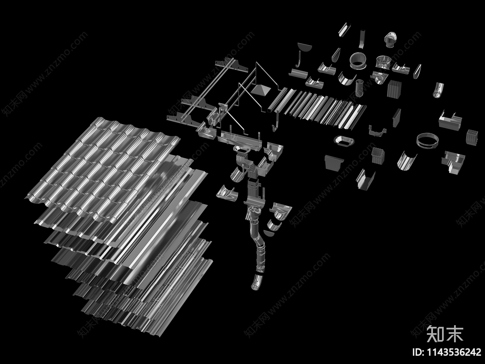 其他建筑构件3D模型下载【ID:1143536242】