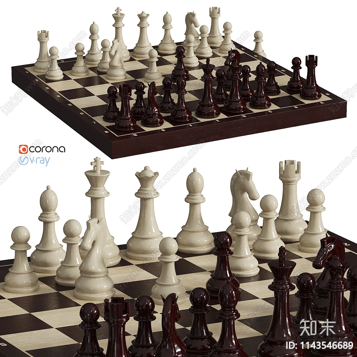 国际象棋3D模型下载【ID:1143546689】