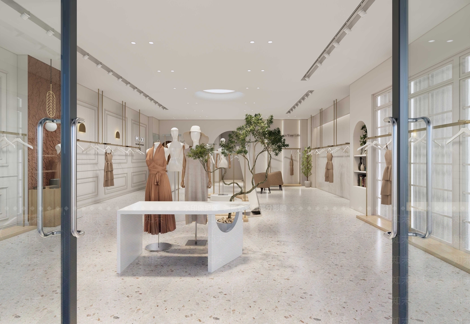 现代女装店SU模型下载【ID:1143580314】