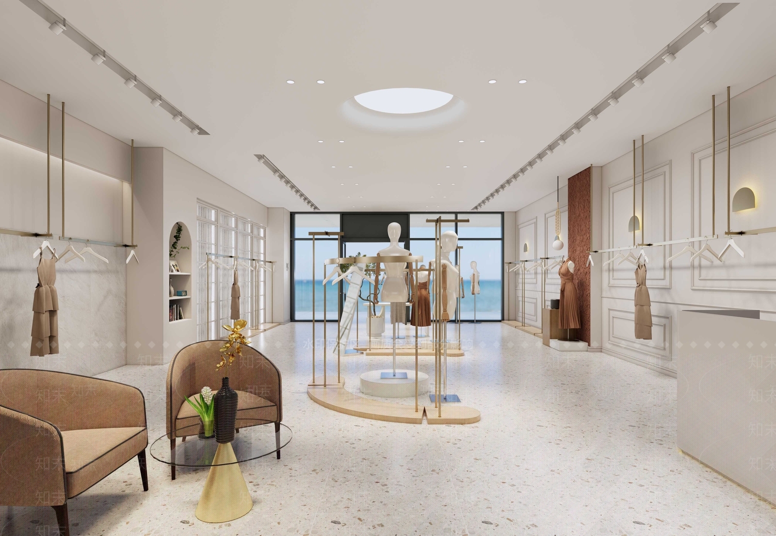 现代女装店SU模型下载【ID:1143580314】