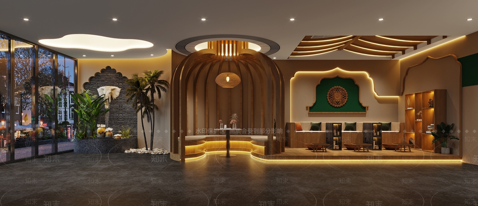 泰式洗浴中心3D模型下载【ID:1143581097】