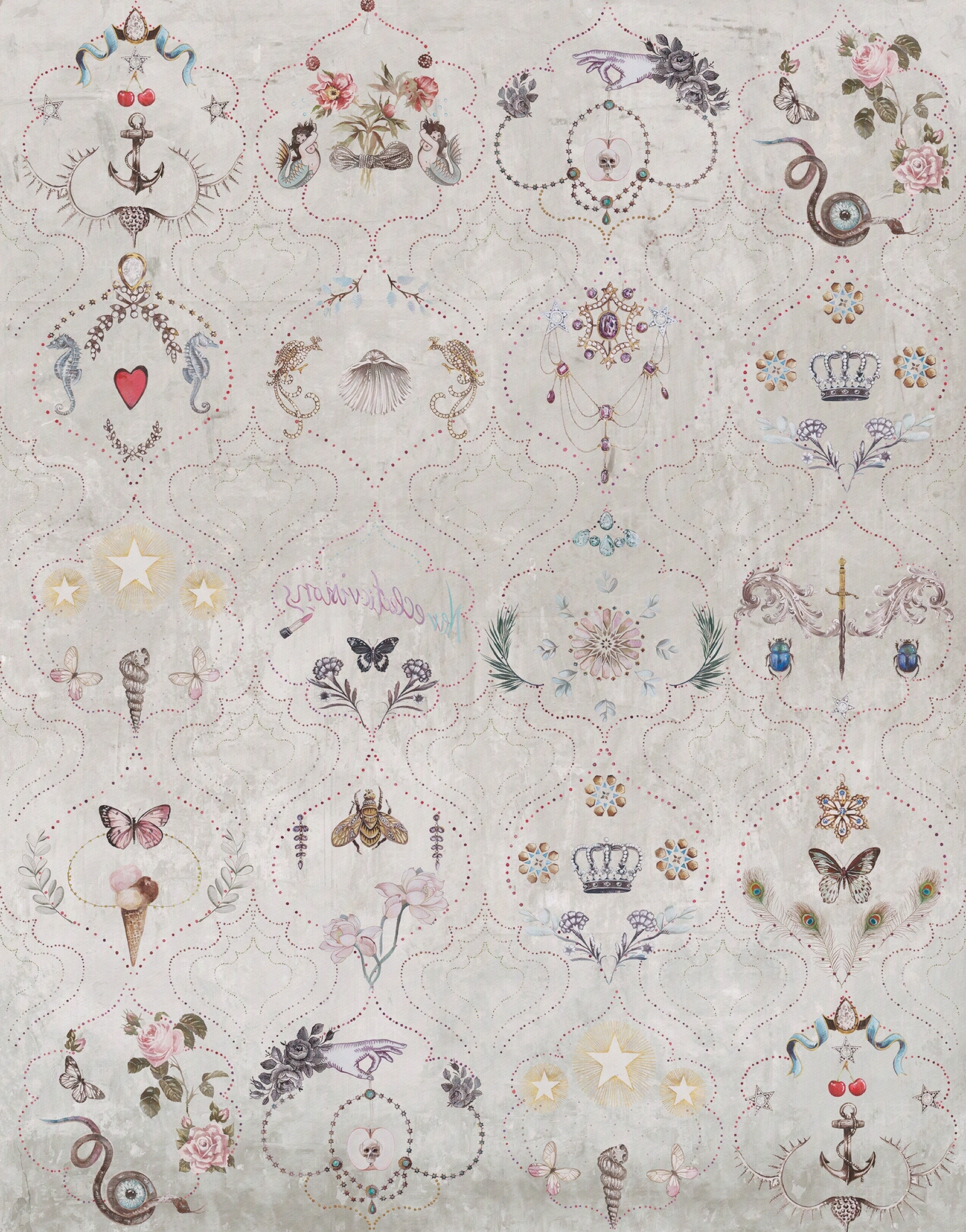 中式花鸟壁纸贴图下载【ID:1143593199】