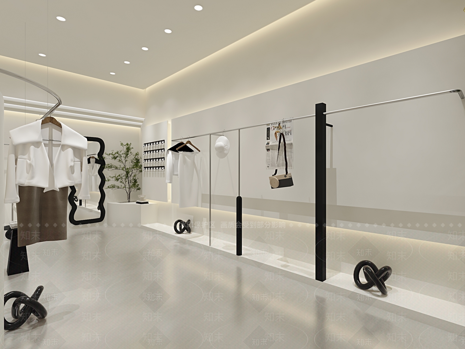 轻法式女装店3D模型下载【ID:1143594494】