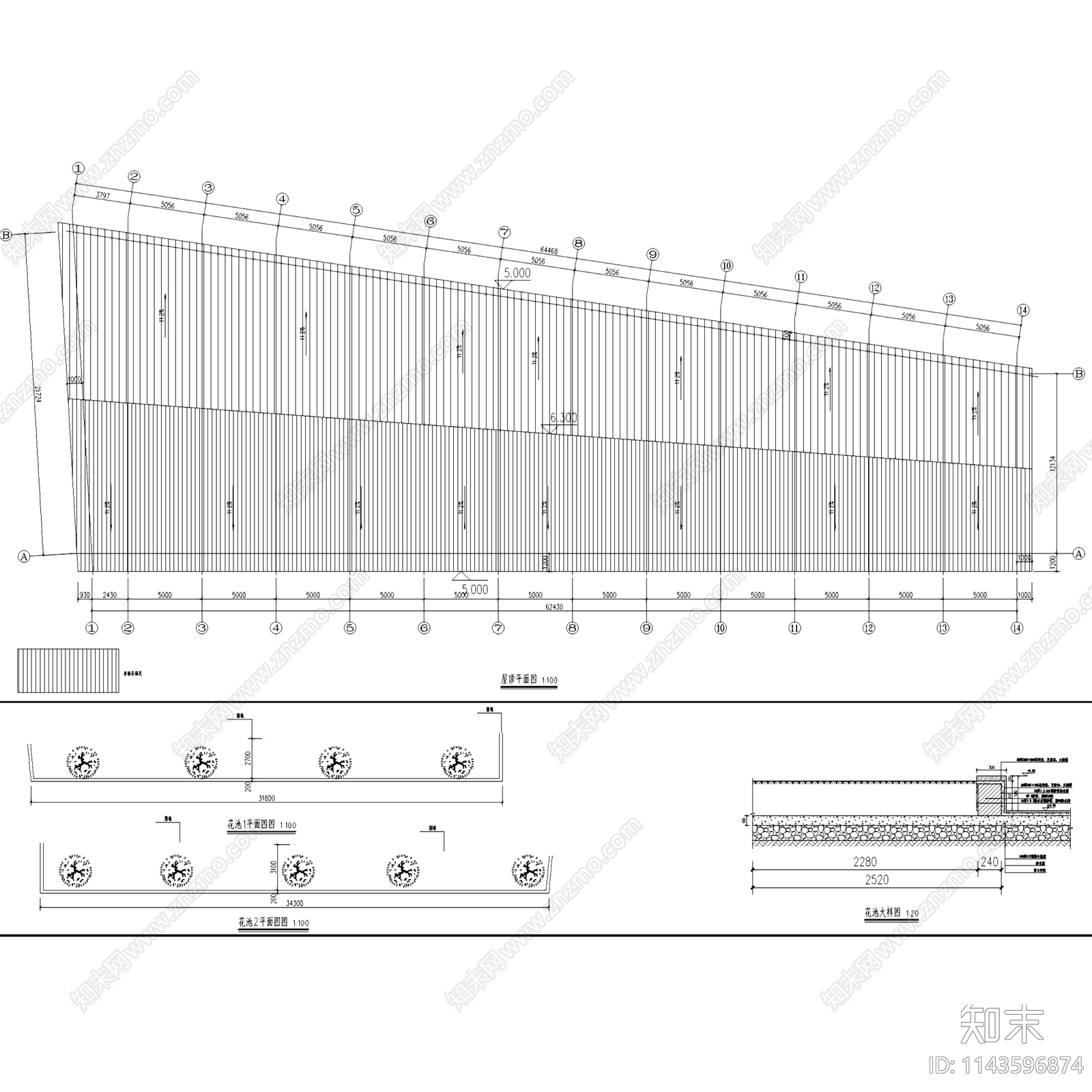 正安县蔬菜产业新洲冷库建筑cad施工图下载【ID:1143596874】