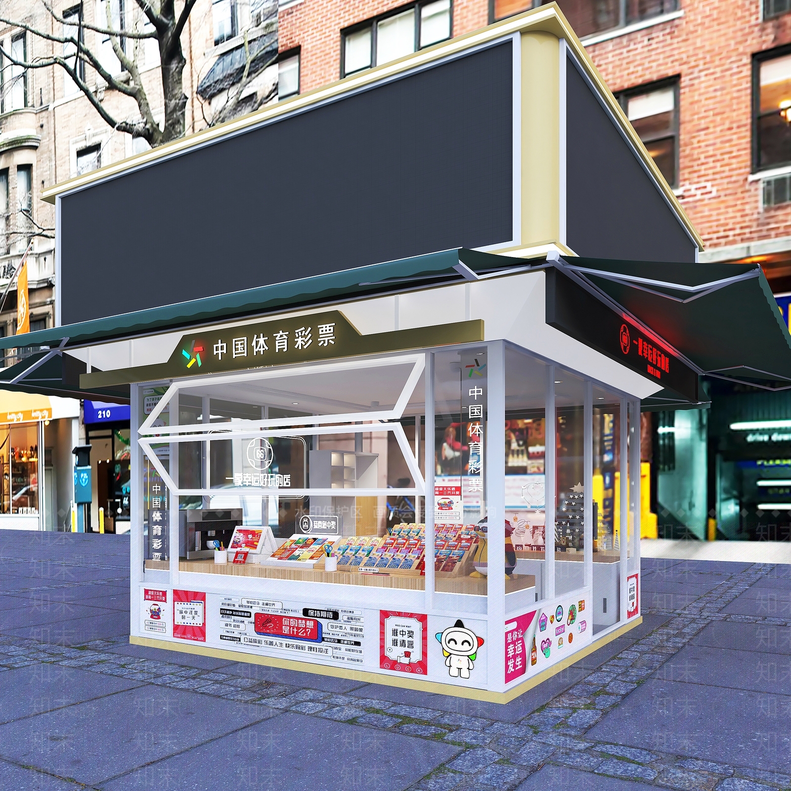 体育彩票店报刊3D模型下载【ID:1143601500】