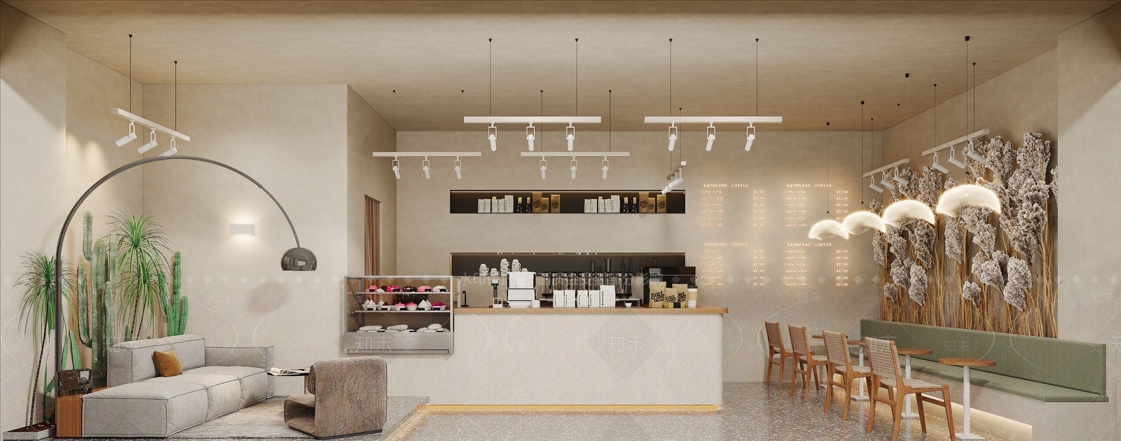 侘寂风奶茶店门头3D模型下载【ID:1143605980】