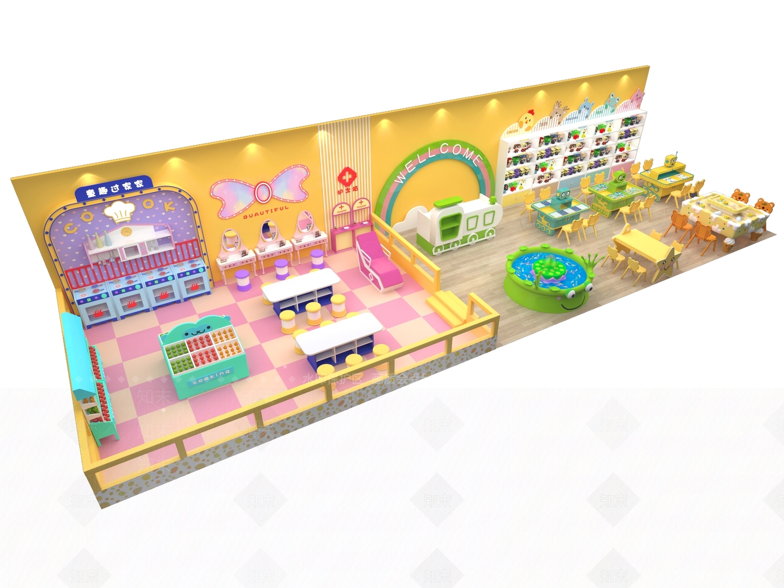 现代玩具店3D模型下载【ID:1143623054】