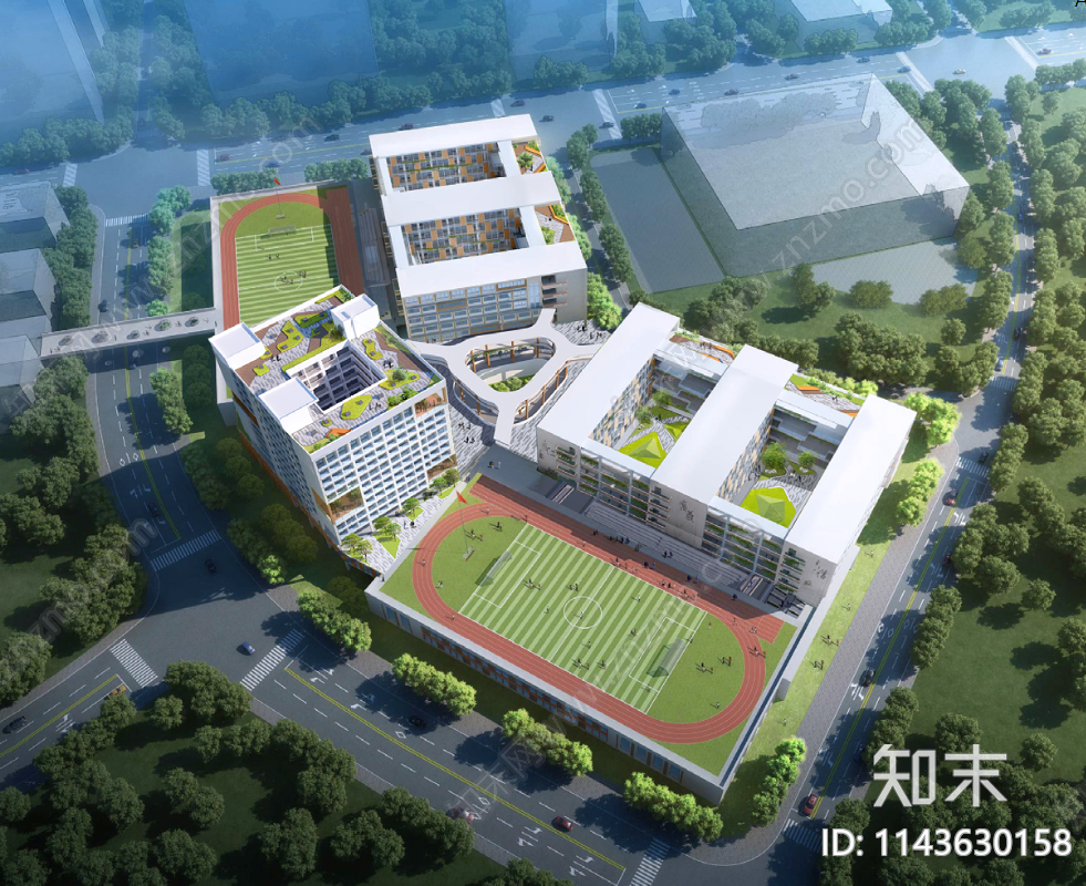 深圳坪山实验学校景观施工图下载【ID:1143630158】
