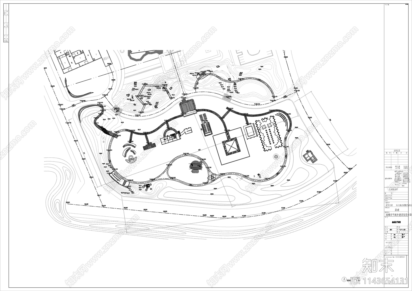 2套露营基地房车营地cad施工图下载【ID:1143654131】