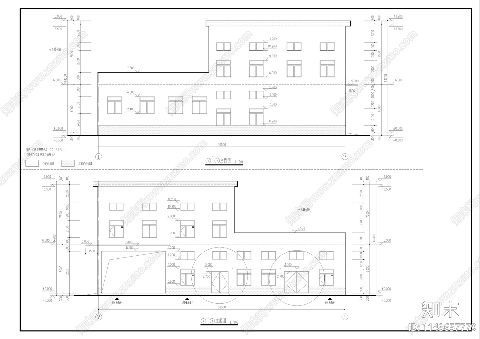 某产业园污泥脱水间建筑cad施工图下载【ID:1143657779】