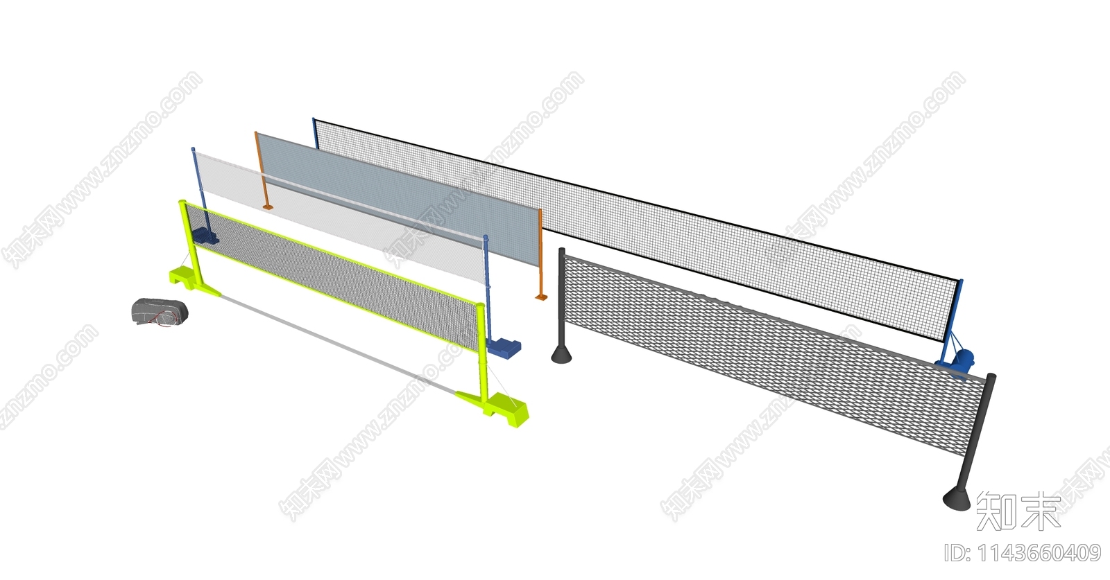 羽毛球网SU模型下载【ID:1143660409】