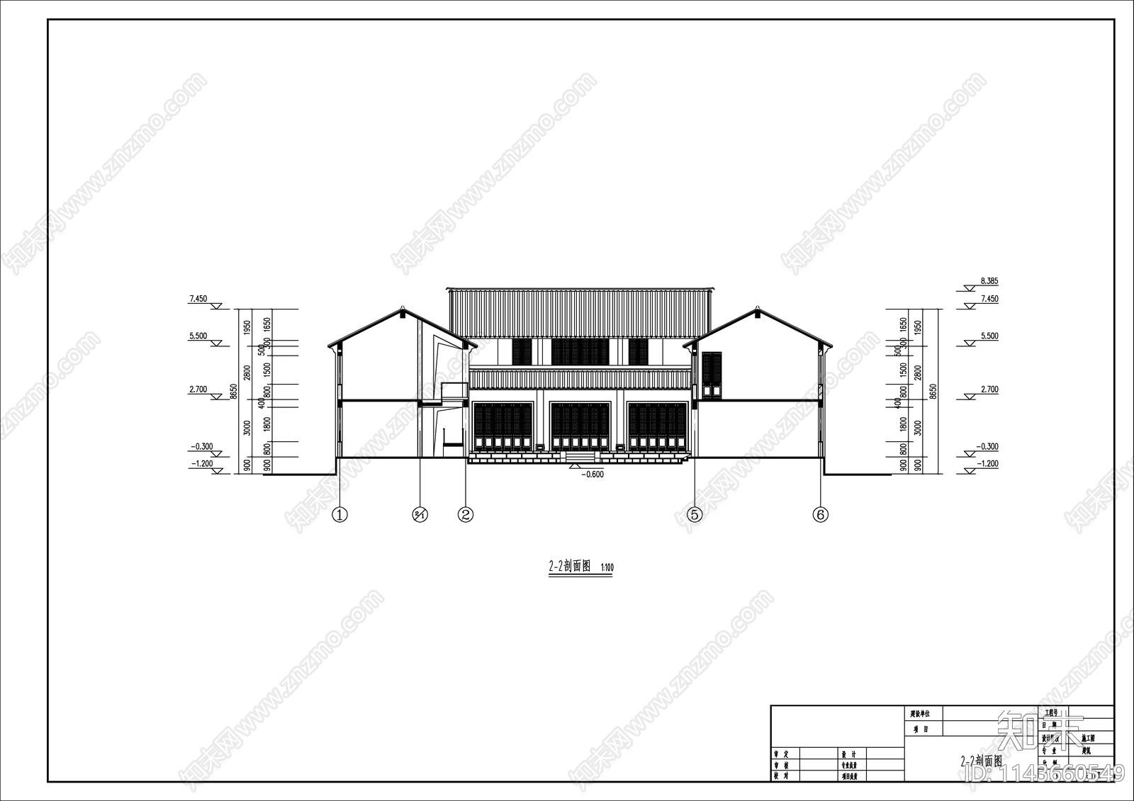 云南某餐厅建筑cad施工图下载【ID:1143660549】