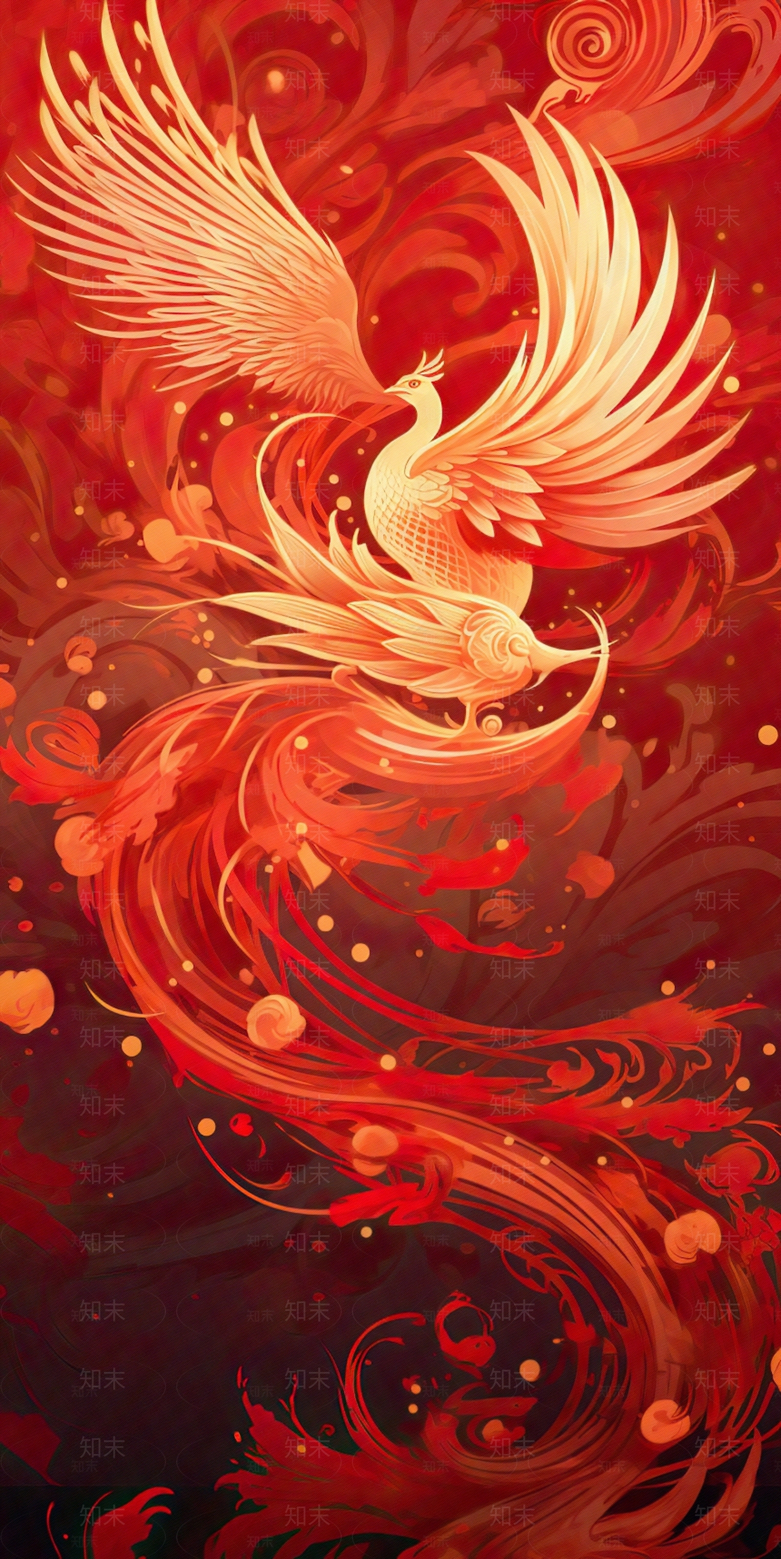 描金彩凤新中式轻奢装饰挂画贴图下载【ID:1143663250】_【知末网贴图库】