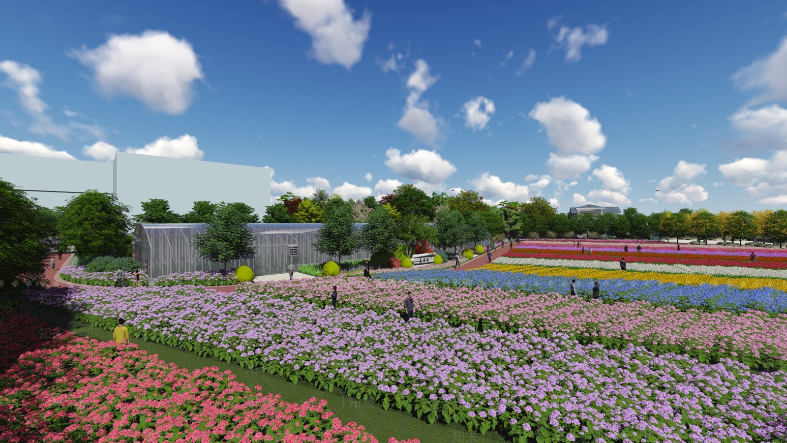 现代景观公园SU模型下载【ID:1143664923】