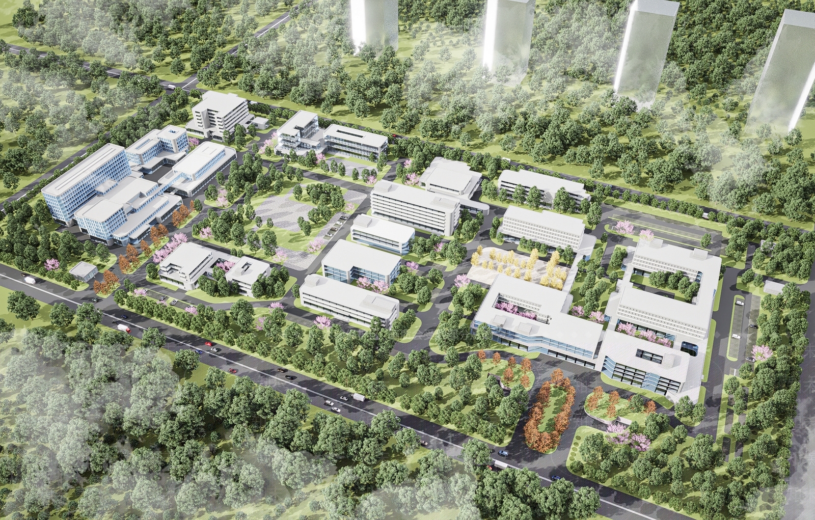 现代医院SU模型下载【ID:1143679126】