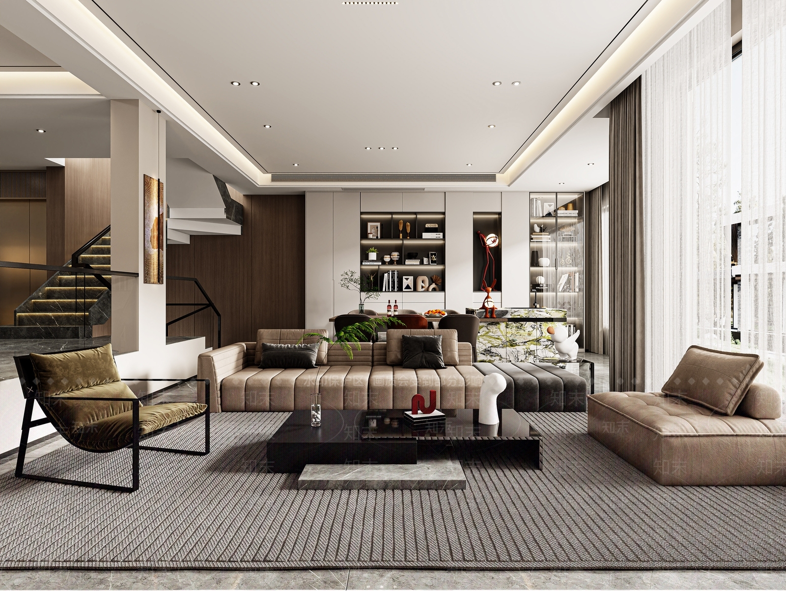 现代港式3D模型下载【ID:1143667429】