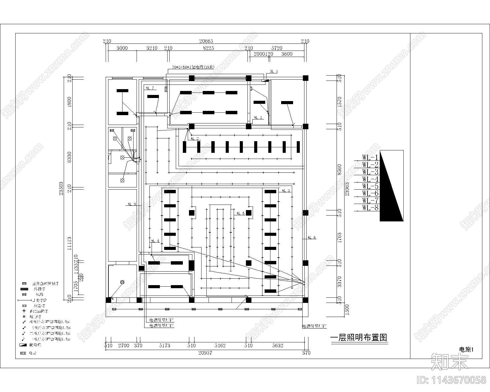 内蒙某建行室内cad施工图下载【ID:1143670058】