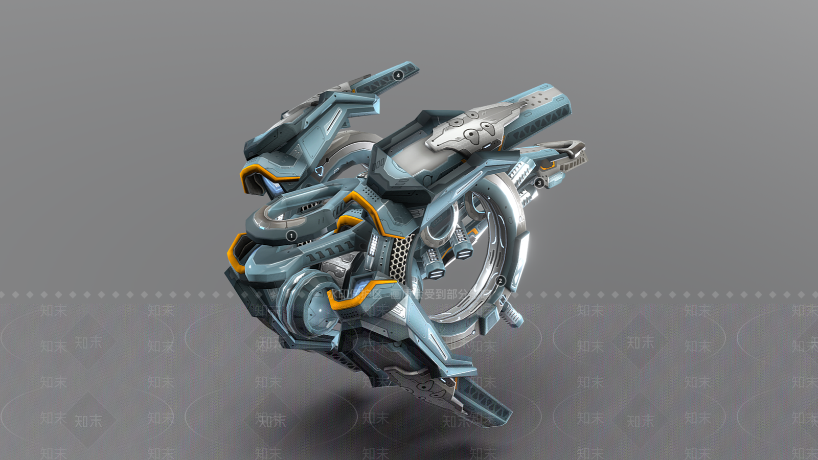 科技感飞行器SU模型下载【ID:1143682186】