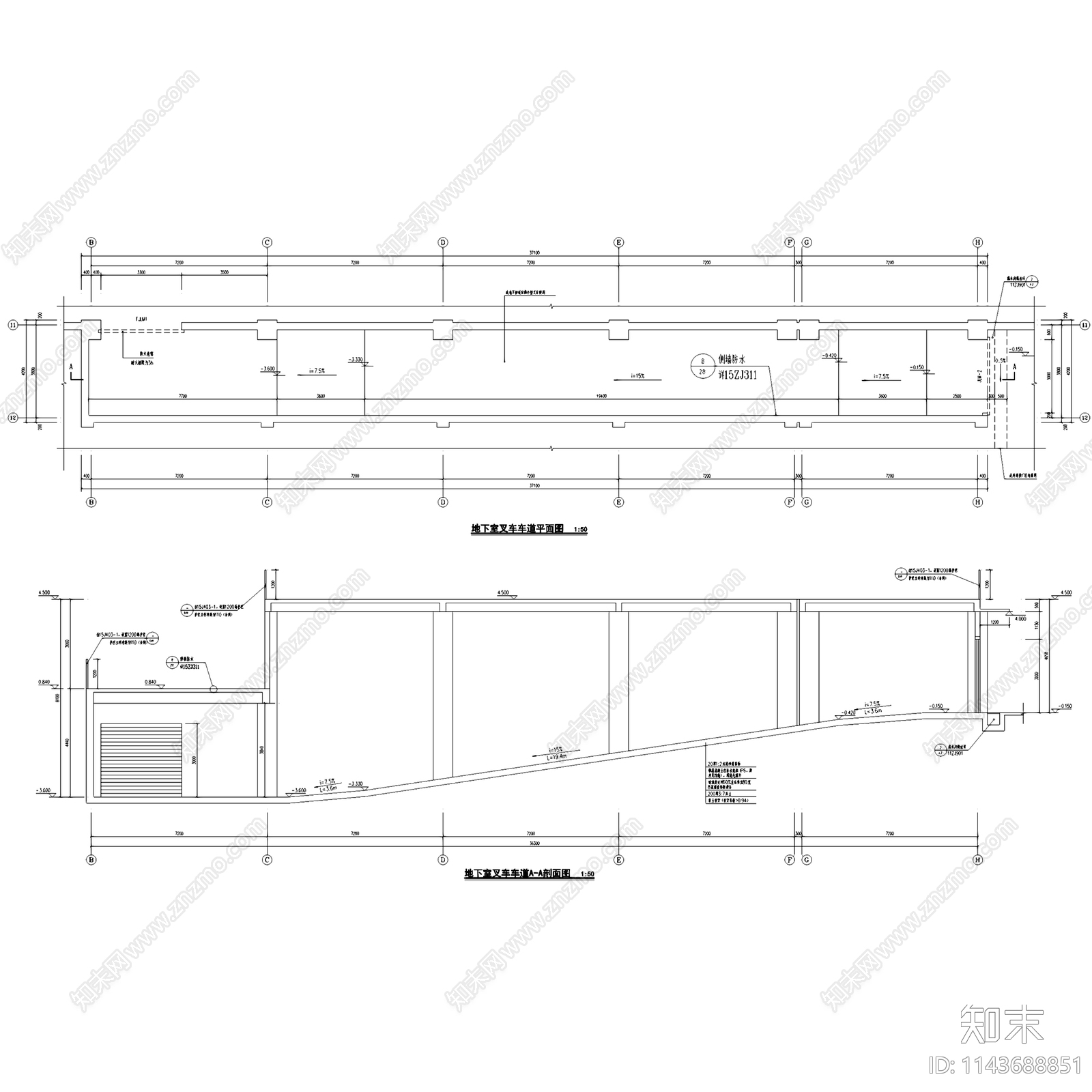 益阳口味王槟榔冷库冰库建筑cad施工图下载【ID:1143688851】