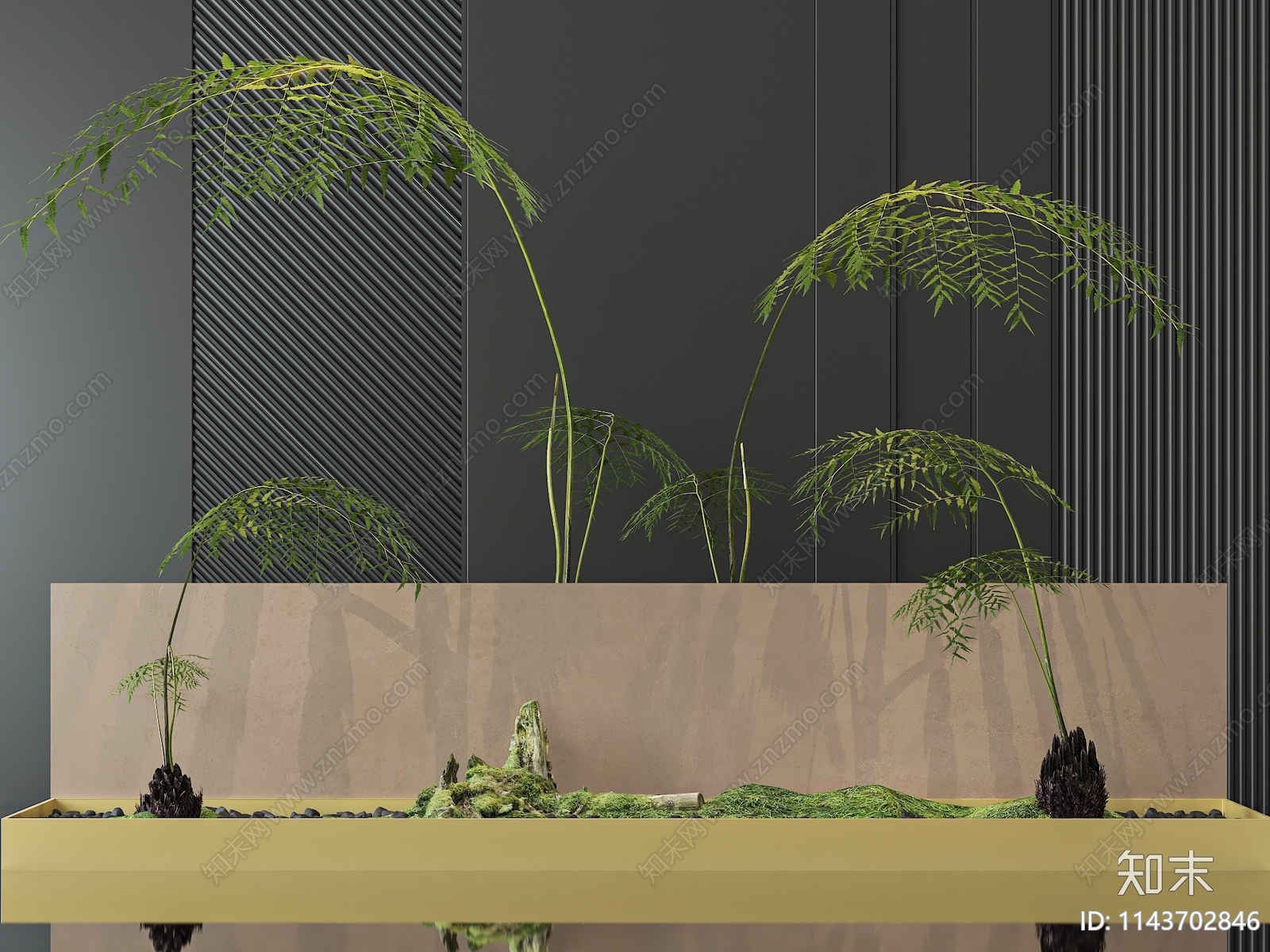 植物小景3D模型下载【ID:1143702846】