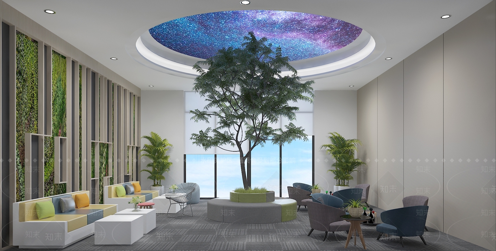 现代休闲区SU模型下载【ID:1149132822】