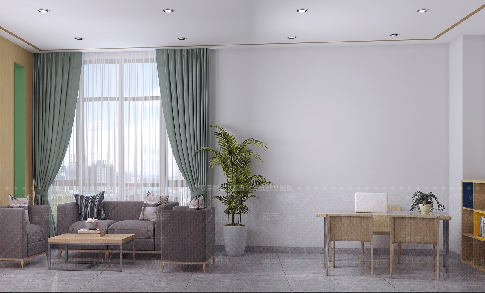 现代休息区3D模型下载3D模型下载【ID:1143713602】