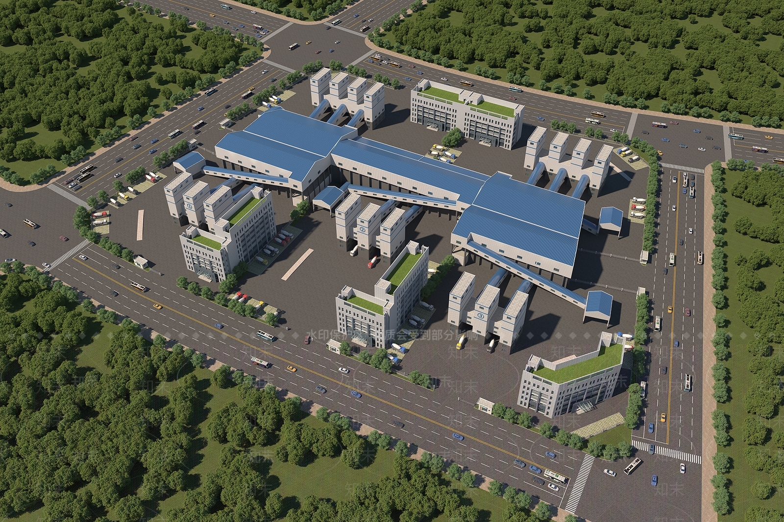 厂房3D模型下载【ID:1158763812】
