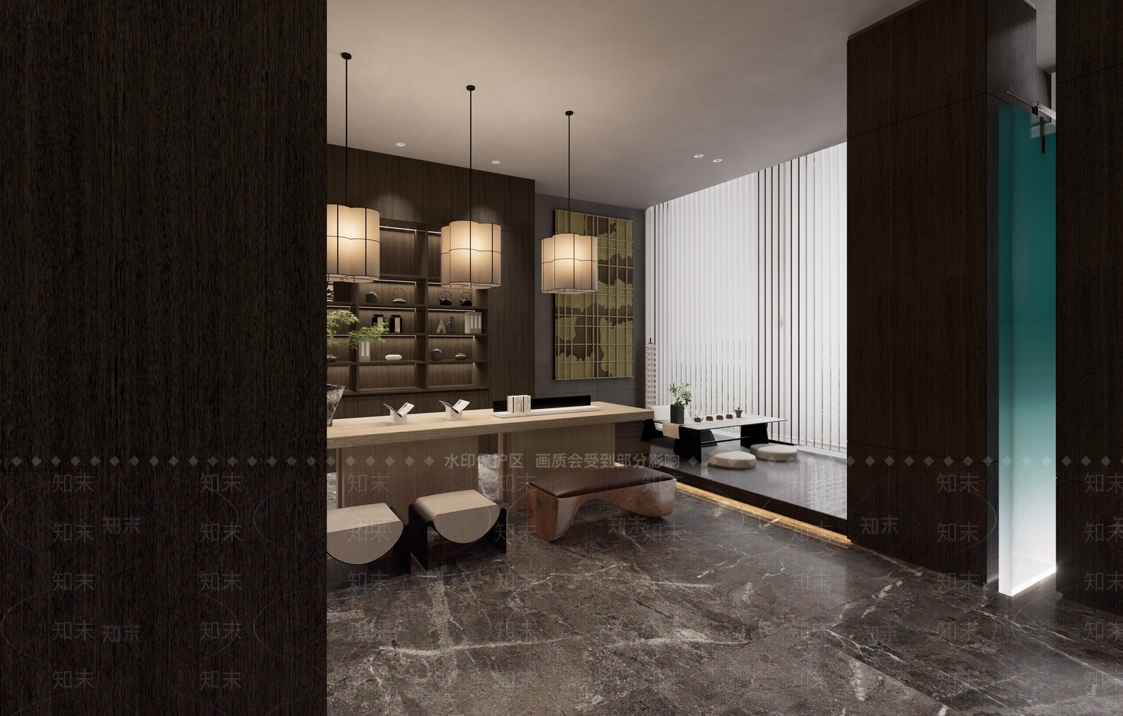 现代公司大堂SU模型下载【ID:1143732361】
