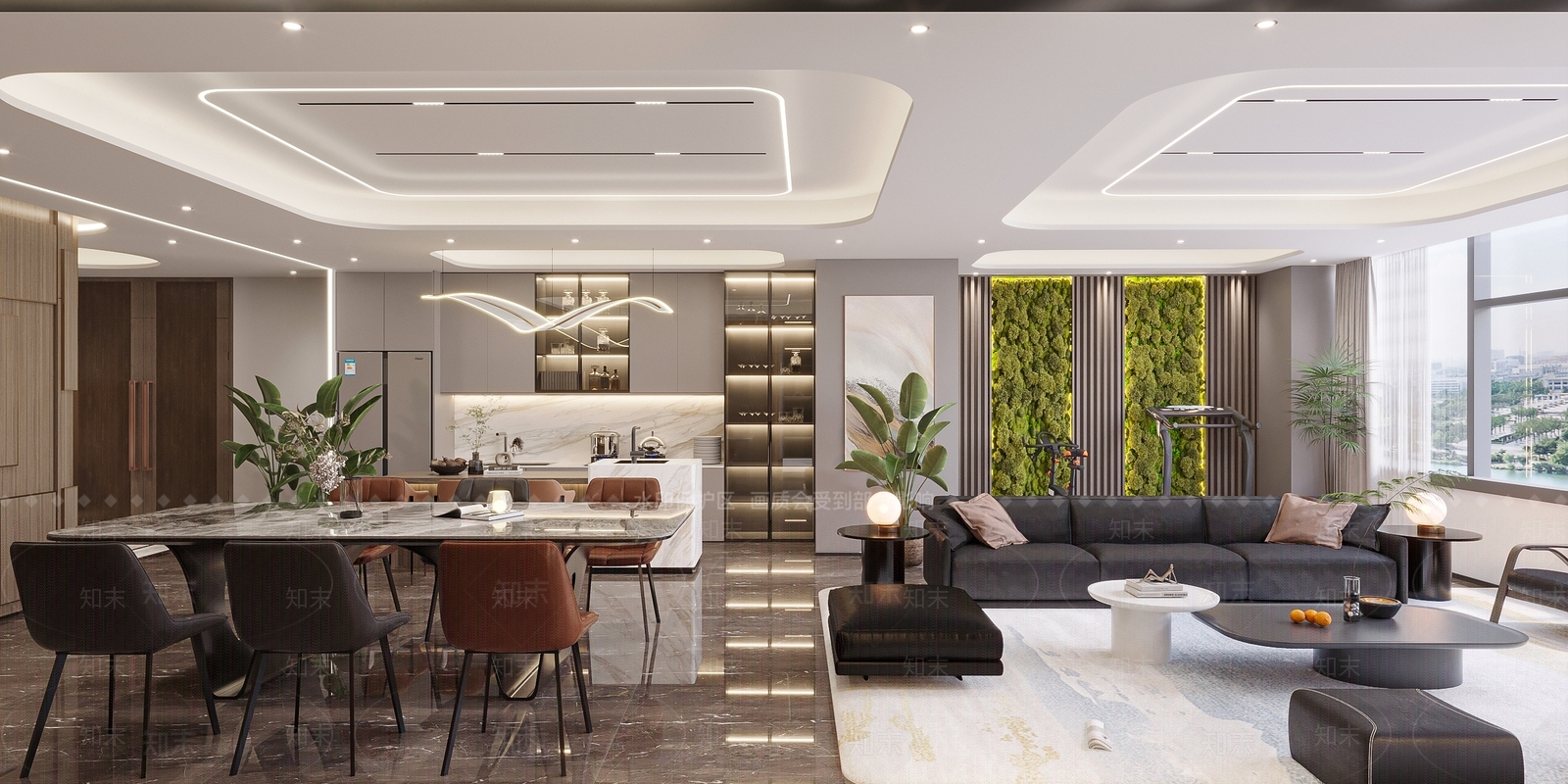 家装空间3D模型下载【ID:1143747675】